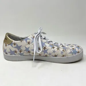 OTBT Shoes Court In Star Blue Gold‎ Leather Lace Up Sneakers Comfort Size 6.5M thumbnail 7