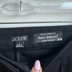 J.Crew Italian Ponte Demi-Boot Pants Black Size 2 thumbnail 4
