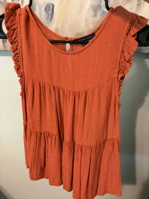 American Eagle Orange Tank Top thumbnail 1