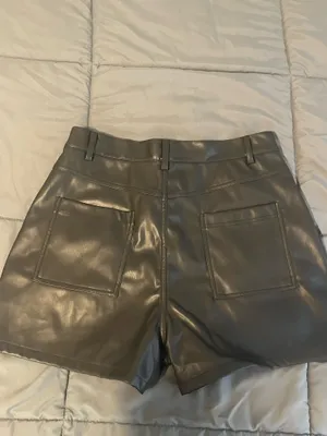 Pretty Little Thing Leather Shorts thumbnail 2