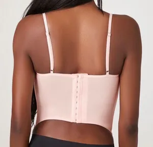 Forever 21 Pink Lace Corset Tank Top thumbnail 6