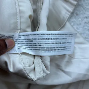 Abercrombie and Fitch Cream Silky High Rise Wide Leg Pants Size 10 thumbnail 12