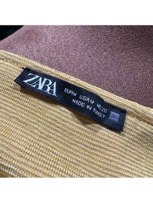 Zara Paisley Ruffle Blouse – Yellow & Green, Size Medium thumbnail 13