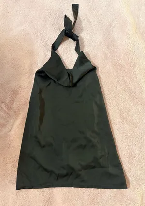 Shein Black Halter Top thumbnail 1
