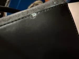 Guess Black Logo-Print Tote with Gold Hardware thumbnail 11