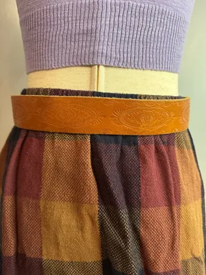 Gap Light Brown Leather Buckle Belt‎ thumbnail 2