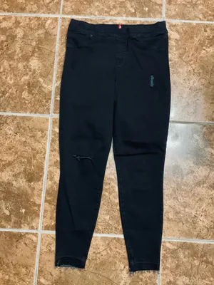 Spanx high waisted pull on distressed pants  thumbnail 2
