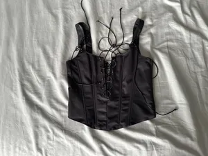 Widow Dolls Kill Forgotten Love Corset Top Size Small ($59) thumbnail 2