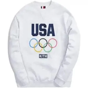 Kith unisex White USA Crewneck Sweater thumbnail 1