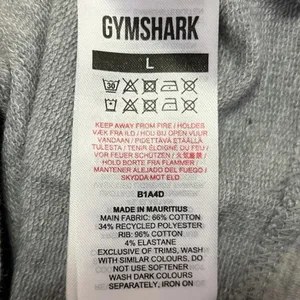 Gymshark Womens Grey Crew Neck Raglan Long Sleeve Training Cropped Sweater Top L thumbnail 4