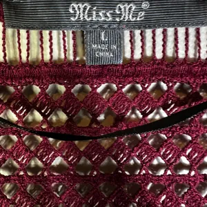 Miss Me Fit & Flare Dress Womens L Multicolor Batik Boho Tribal Hippie Gypsy thumbnail 5