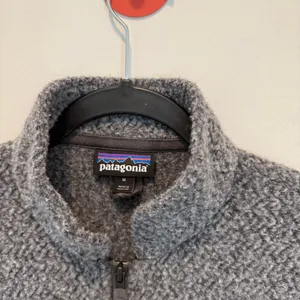 PATAGONIA W's Woolyester Fleece Pullover Women M Gray 1/4 Zip Outdoor Casual thumbnail 5