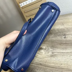 Kate Spade Women’s Blue Mulberry Street Pebbled Leather Bag thumbnail 6