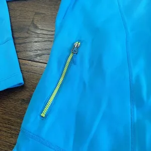 Marmot Blue Full Zip Jacket Windbreaker Fleece Lined Womens Small thumbnail 3