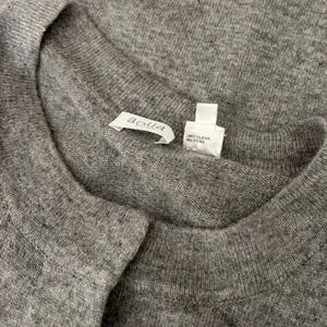 AQUA Silk Cashmere Cardigan Sweater Snap Front 3/4 Sleeve Knitwear Large thumbnail 11