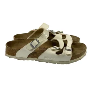 Birkenstock Birki's Sandals White three straps‎ with buckles EU 40 L9 M7 thumbnail 4
