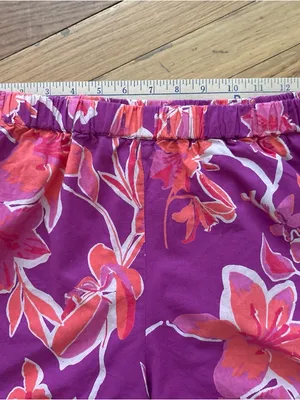 SAATVIK Floral Fuschia Pajama Set Size Medium thumbnail 5