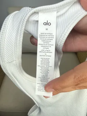 NWT Alo Yoga Alosoft Ribbed Revelation Tank Size medium thumbnail 6