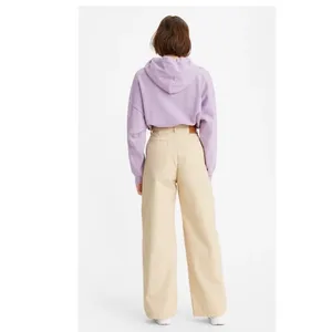 NWT LEVI’S PLEATED HIGH LOOSE PANTS 90’S STYLE KHAKI SZ-27 x 32 thumbnail 6