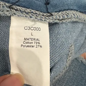 Women's Distressed Blue Denim Overalls (Oversize) Size L thumbnail 6