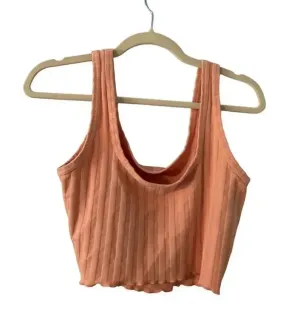 Aerie Offline Cropped Tank Size Medium Ribbed Top Stretchy thumbnail 1