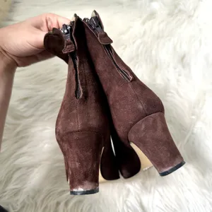 VTG Liz Claiborne Suede Ankle Boots Sz 8.5 thumbnail 8