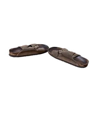 Birkenstock Arizona Soft Footbed Taupe Suede Sandals Size 39 / 8-8.5 Women’s M6 thumbnail 5