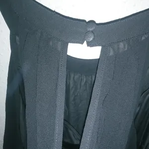 Torrid 3X Elegant Halter Black Keyhole Back Button Closure Dressy Formal Top thumbnail 5