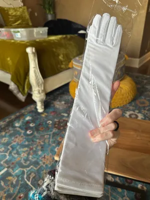 Prom Gloves White thumbnail 2