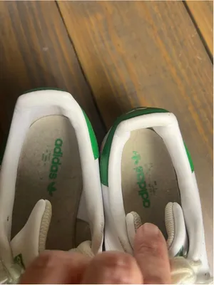 Adidas Stan Smith Womens Size 7 White Green Leather Sneakers B24105 thumbnail 4