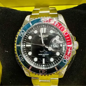Invicta Pro Diver Men’s 43mm Pepsi Bezel Black Dial Quartz Steel Watch BNIB thumbnail 3