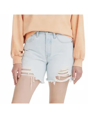 Levi's 501 Mid Thigh Distressed Cotton Shorts Shake It Up NWT Size 24 thumbnail 4