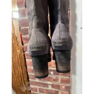 SOREL Addington Tall Waterproof Leather Knee High Lug Heel Boots 7.5 thumbnail 9