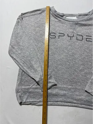 Spyder Grey Polyester Spandex Crewneck Sweatshirt Medium thumbnail 4