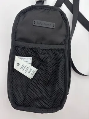 lululemon athletica Black Mesh Front Crossbody Bag thumbnail 2