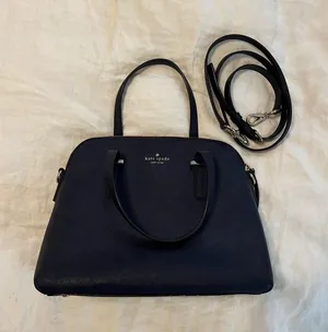 kate spade navy dome satchel with detachable strap thumbnail 1