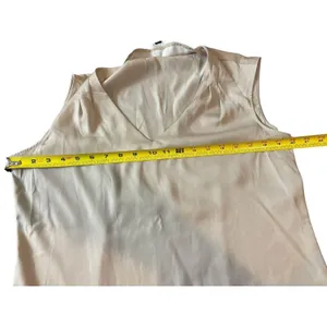 Jami’s Collectibles Boutique Gray/tan Sleeveless V-neck Dressy Top Size 10 NWT thumbnail 9