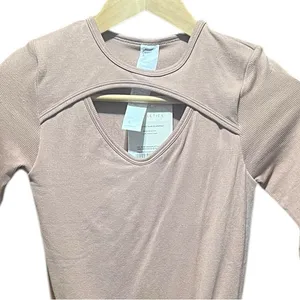 Fabletics NWT Finely Cutout‎ Seamless Bodysuit in Desert Size Small thumbnail 5