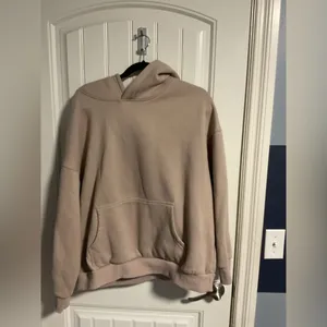 Tan Oversized Relaxed Hoodie Size L thumbnail 2