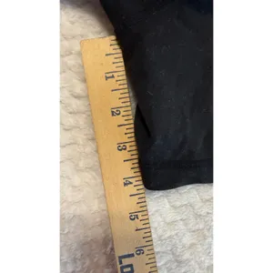 Lululemon Black Fold Over Waist Drawstring Athletic Shorts Size 4 thumbnail 7