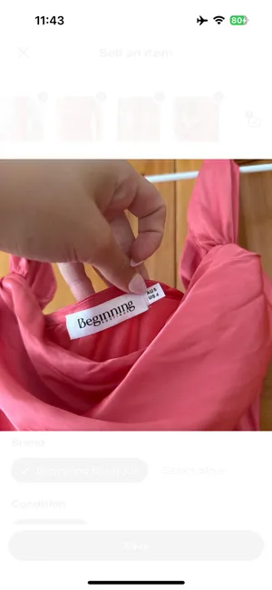 Beginning Boutique Maxi Dress Pink Satin thumbnail 4