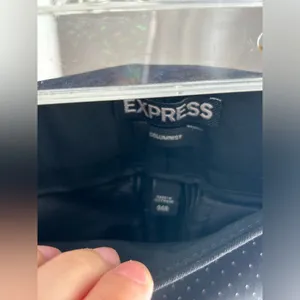 Express columnist black polka dot dress pants thumbnail 2