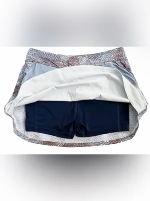 Outdoor Voices Womens Skirt Lined Short Golf Tennis Performance Blue -medium thumbnail 3