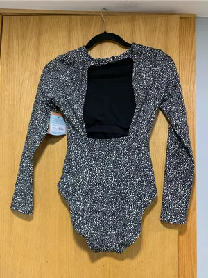 Shade & Shore One Piece Long Sleeve Swimsuit - Size XS thumbnail 2