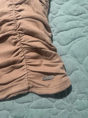 Hollister Brown Ruffle Tank Top thumbnail 2