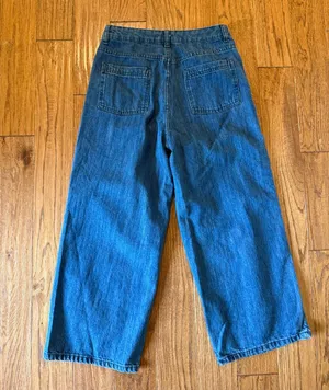 SeaSalt Cornwall Barnes wide leg crop jeans size 6 thumbnail 6