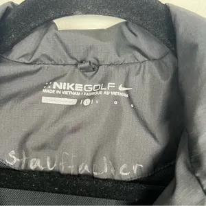 Nike Golf Lightweight 1/4 Zip‎ Windbreaker Black Sz L thumbnail 2