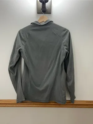 The North Face Grey Fleece Quarter Zip Sweater size small thumbnail 3