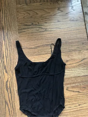 Princess Polly Black Scoop Neck Bodysuit thumbnail 2