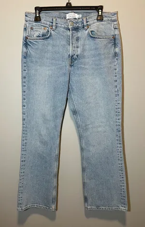 & Other Stories Stockholm Atelier Light Wash Straight Leg Jeans Size 29 Blue thumbnail 1